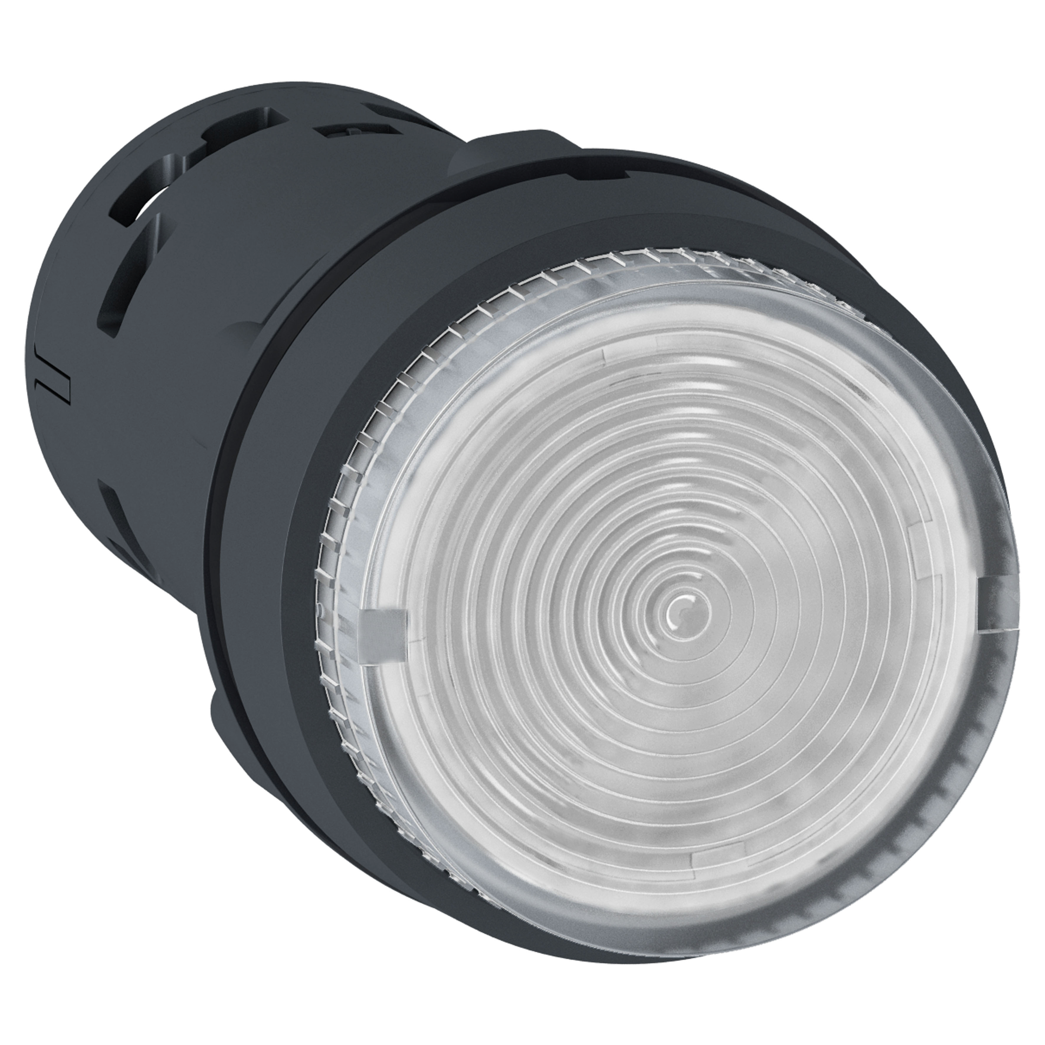 Harmony 7: Taster svetleci fi 22, plasticni, LED 24V AC/DC, sa povratkom, okrugli, ispupčen, bezbojan, 1NO, IP65