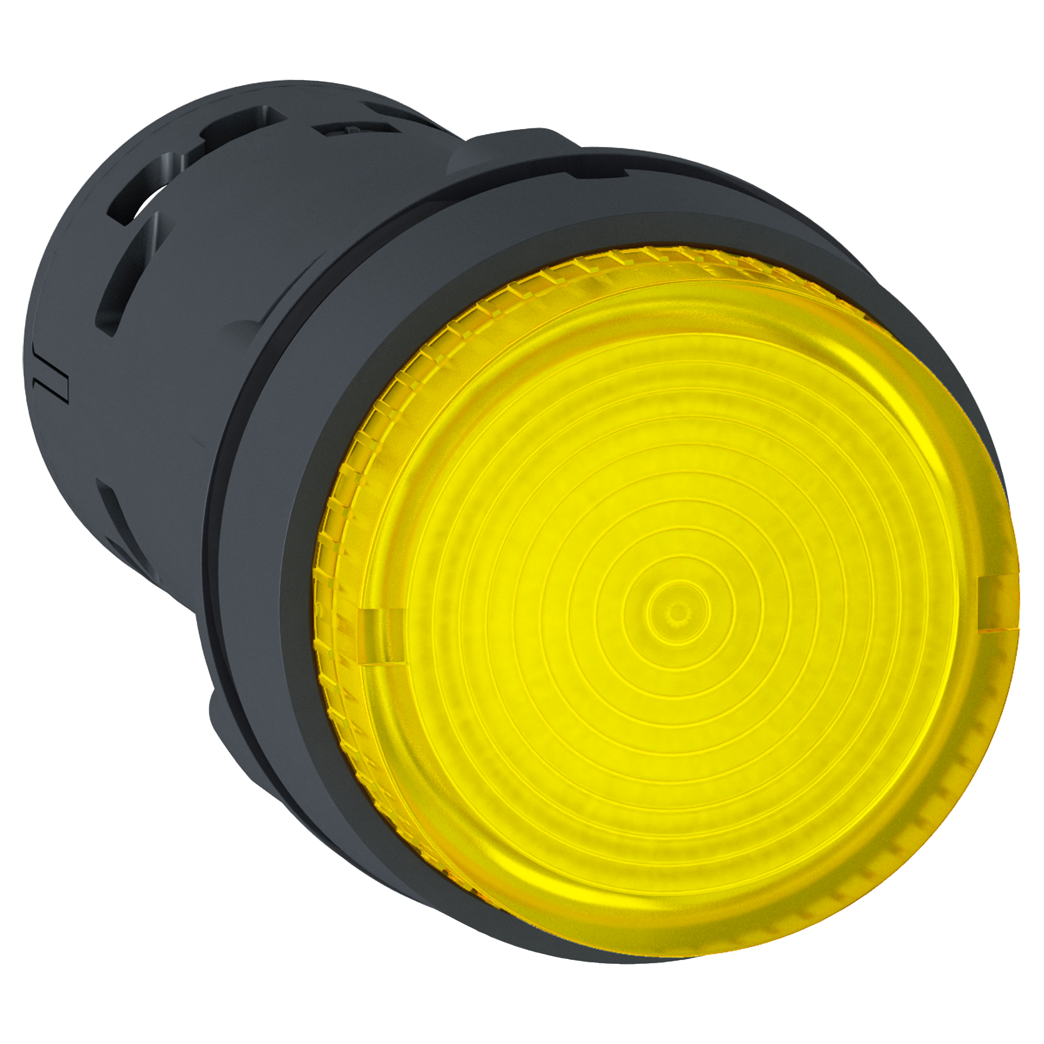 Harmony 7: Taster svetleci fi 22, plasticni, LED 24V AC/DC, sa povratkom, okrugli, ispupčen, žuti, 1NO, IP65