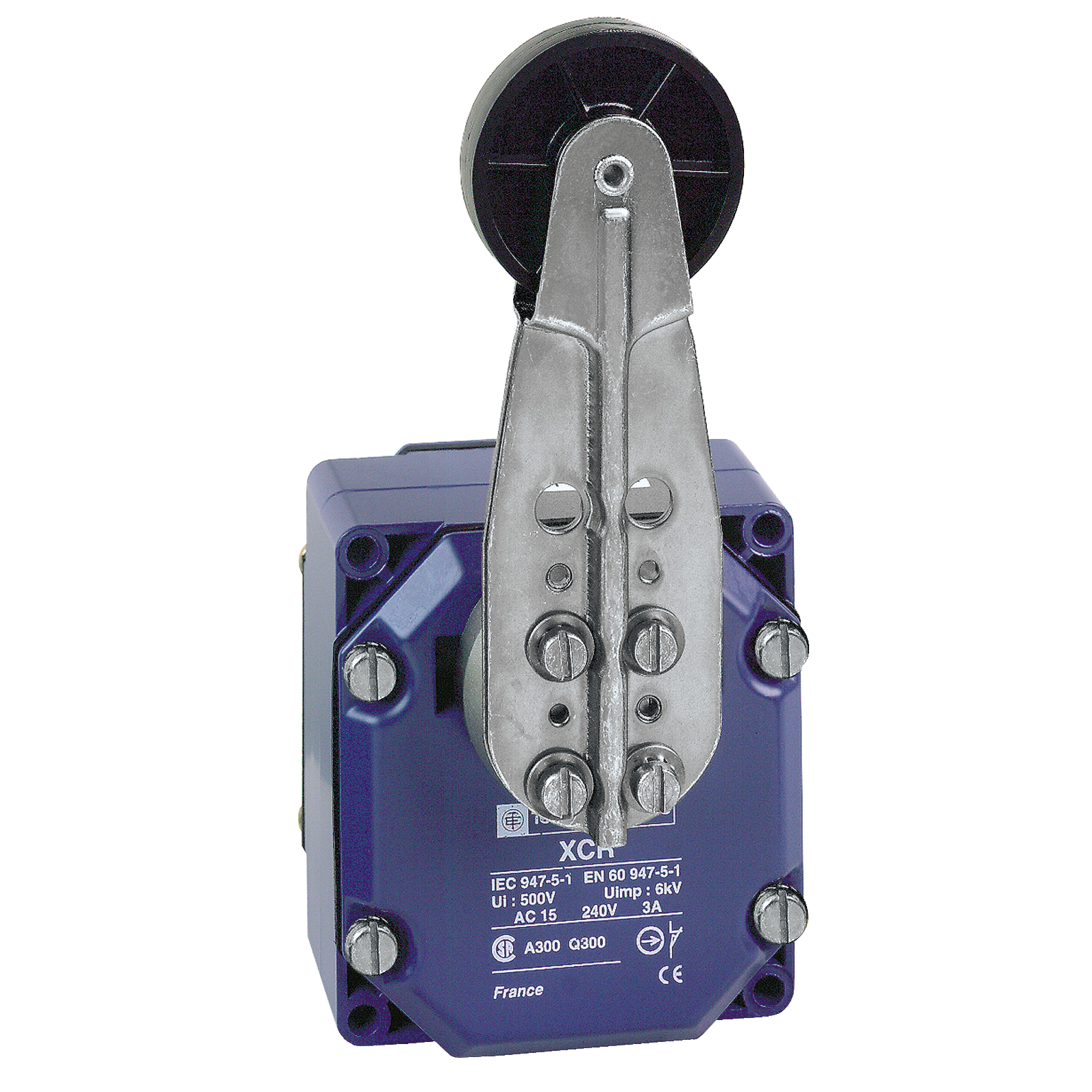 Granicni prekidac XCR, metalni sa termoplasticnim tockicem, 2x(1NC + 1NO)