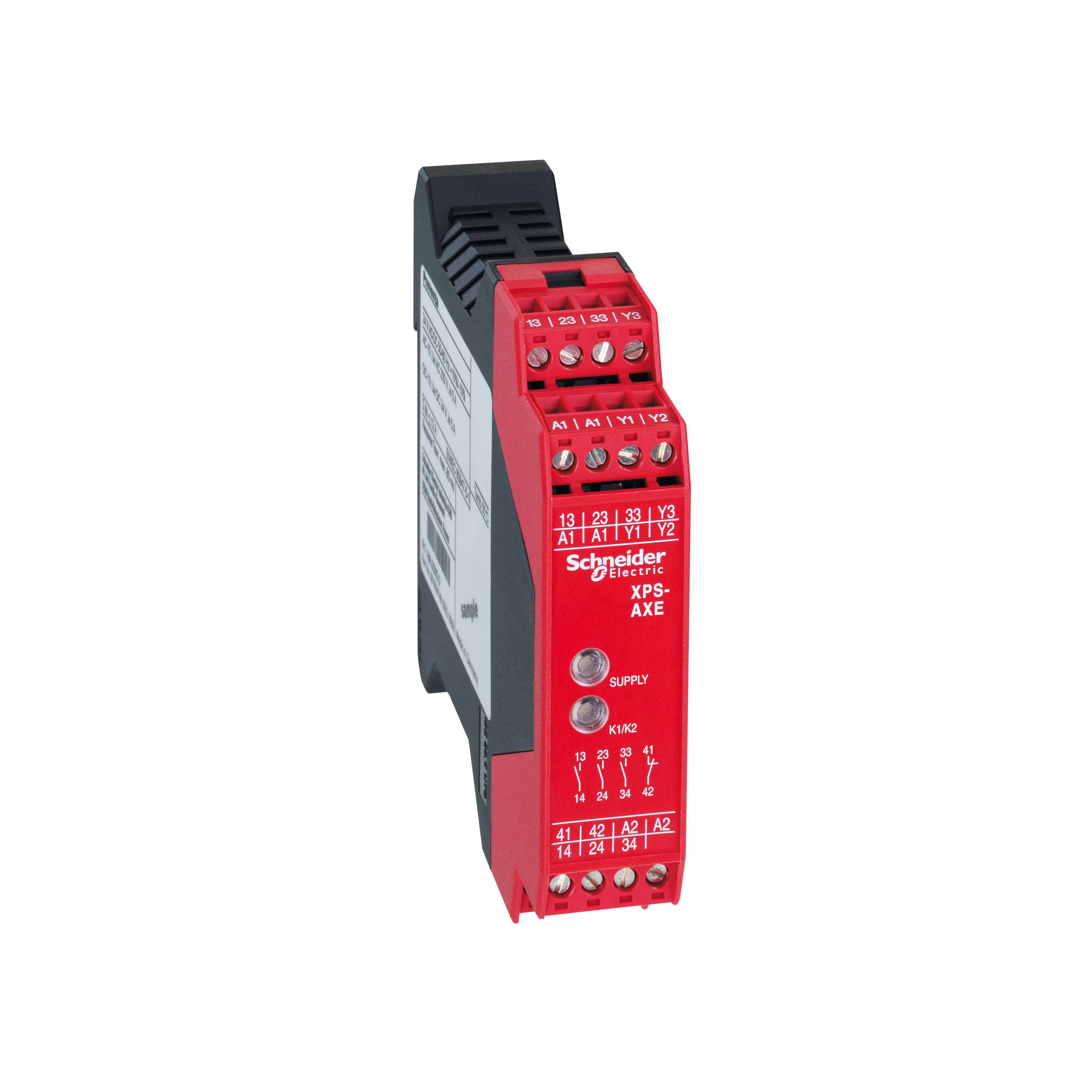 Harmony XPS: sigurnosni modul za stop tastere, 4 NO + 1 NC, 48-240 V AC/DC