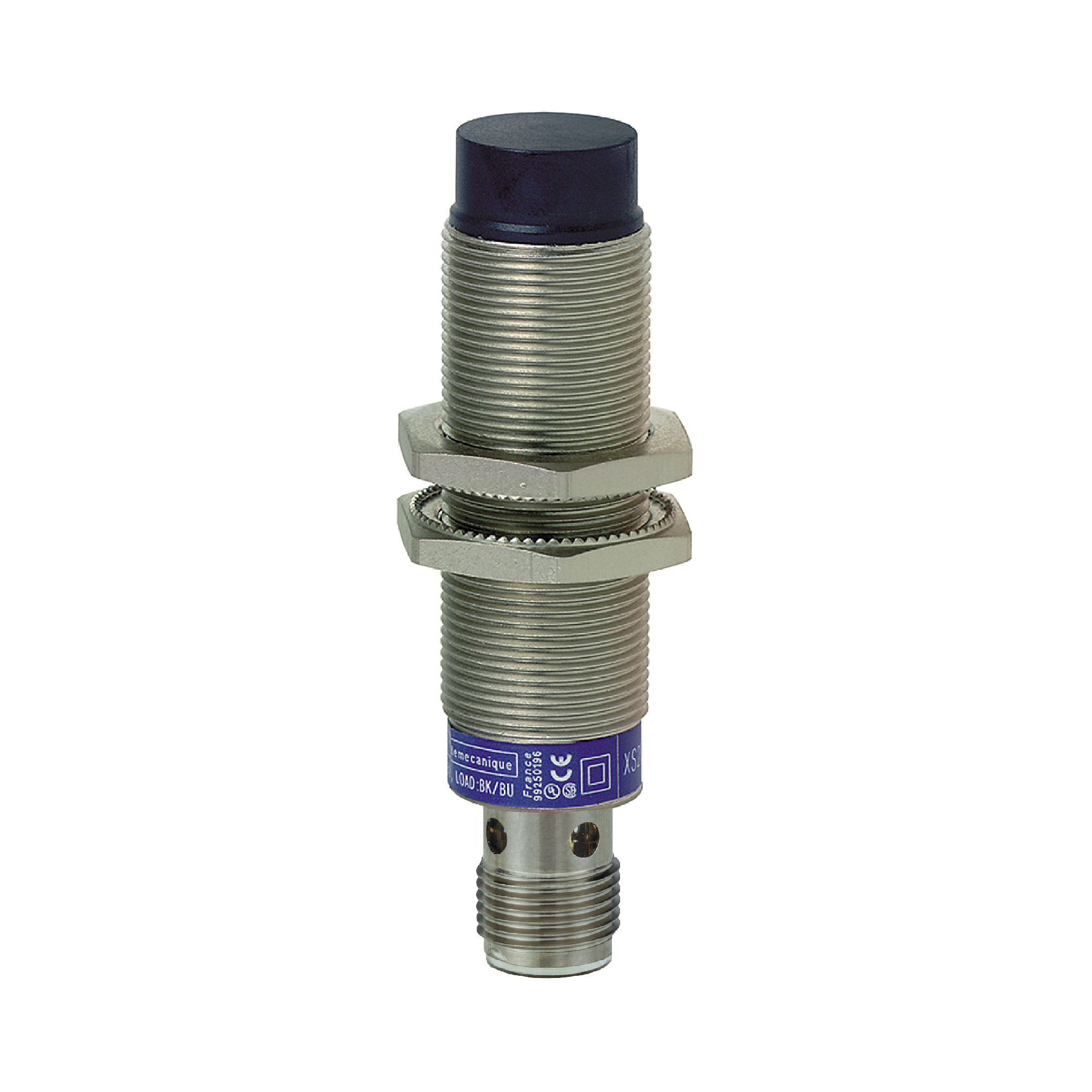 Induktivni senzor, M18, Sn=8mm, tip 4 provodnika, PNP i NPN, 1NO ili 1NC, napon napajanja 12-24V DC, 4 pinski M12 muski konektor, IP 67