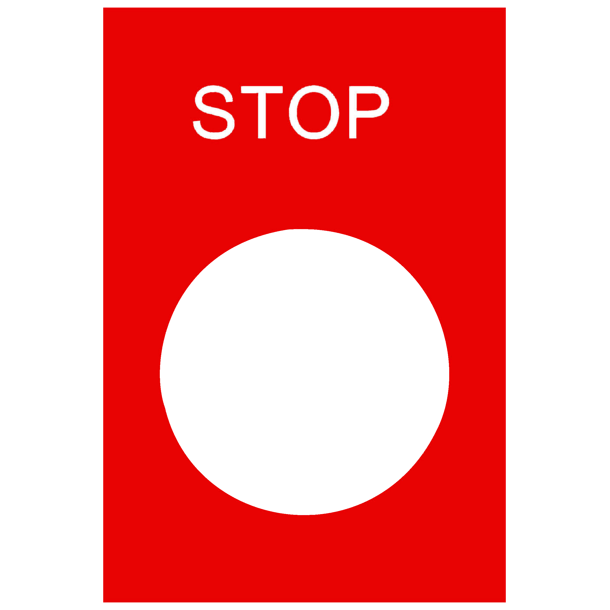 Harmony XAC: natpisna pločica, "STOP", 30x40mm