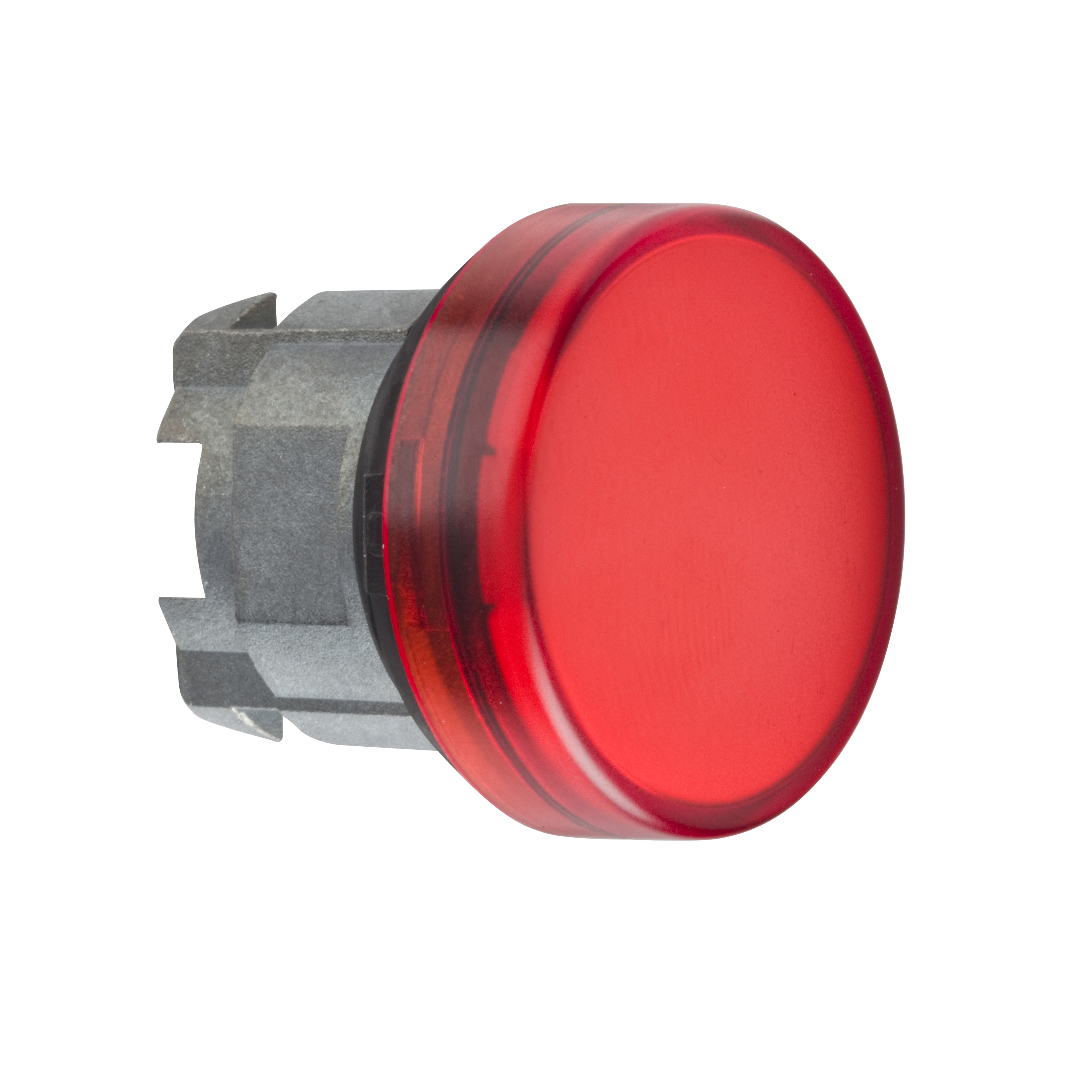 Harmony 4: glava signalne lampice fi 22, metalna, kružna, za integrisanu LED, crvena, IP 66
