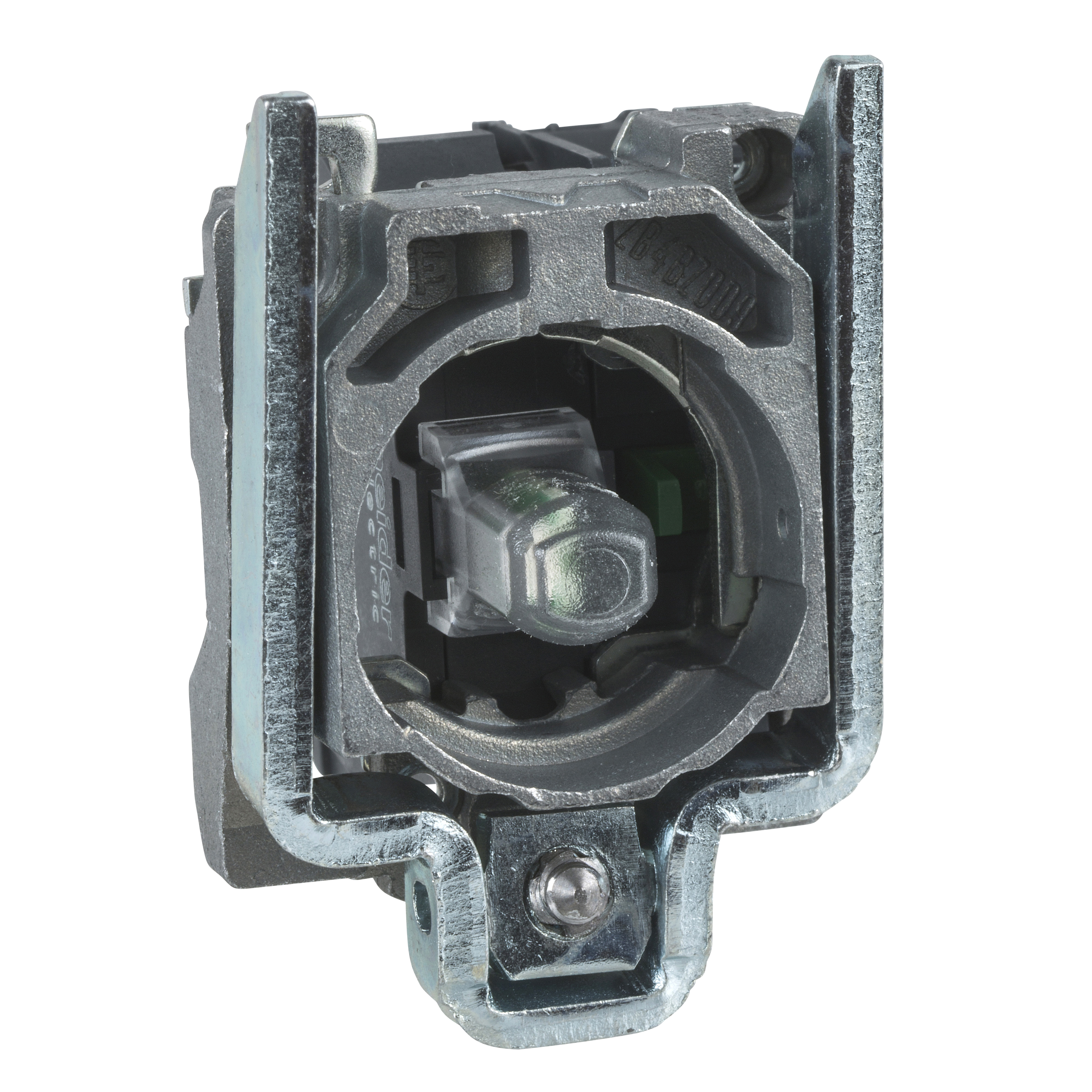Harmony 4: telo svetleceg tastera, integrisana LED 24V AC/DC, 2NO