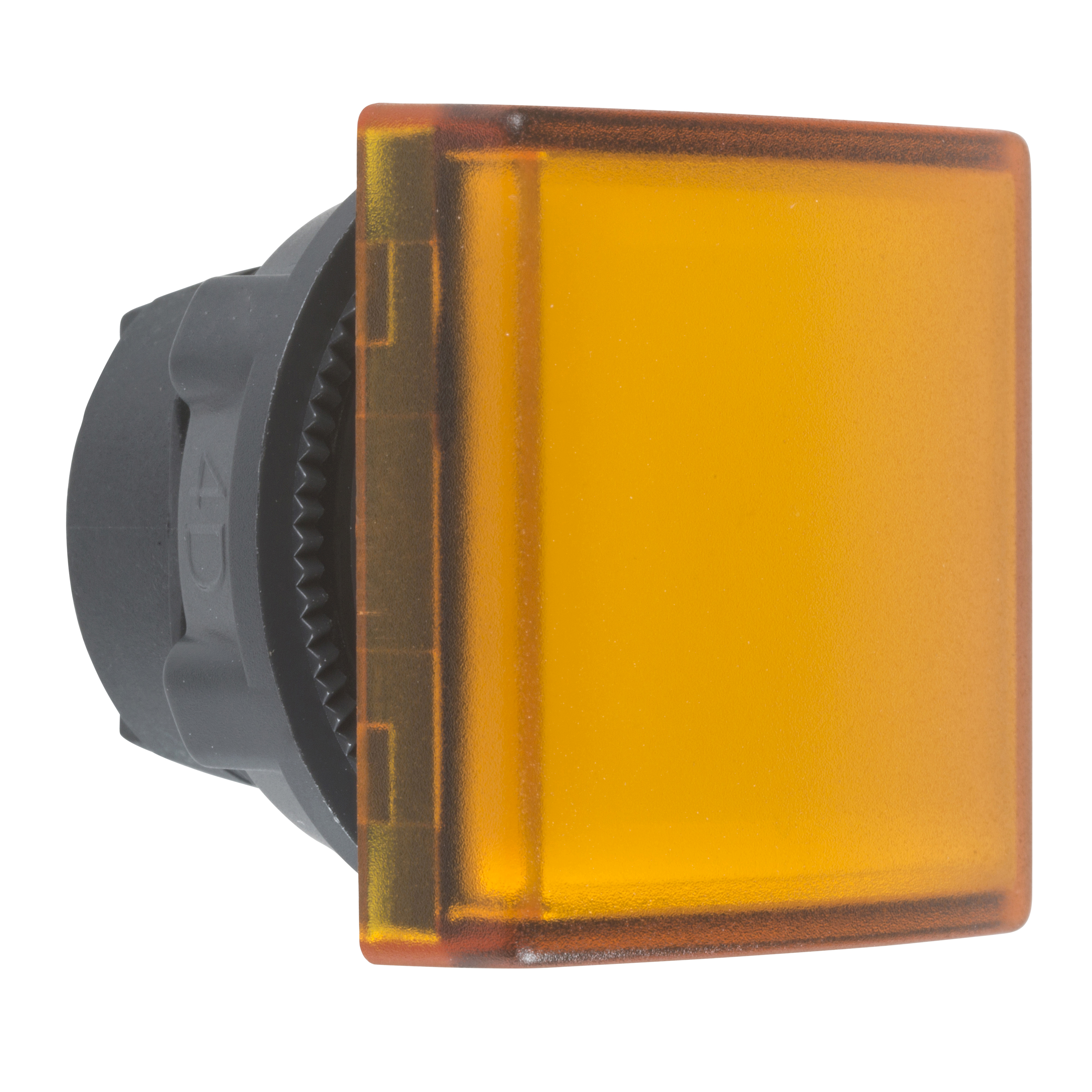Harmony 5: glava signalne lampice fi 22, plasticna, kvadratna, za integrisanu LED, žuta, IP 66