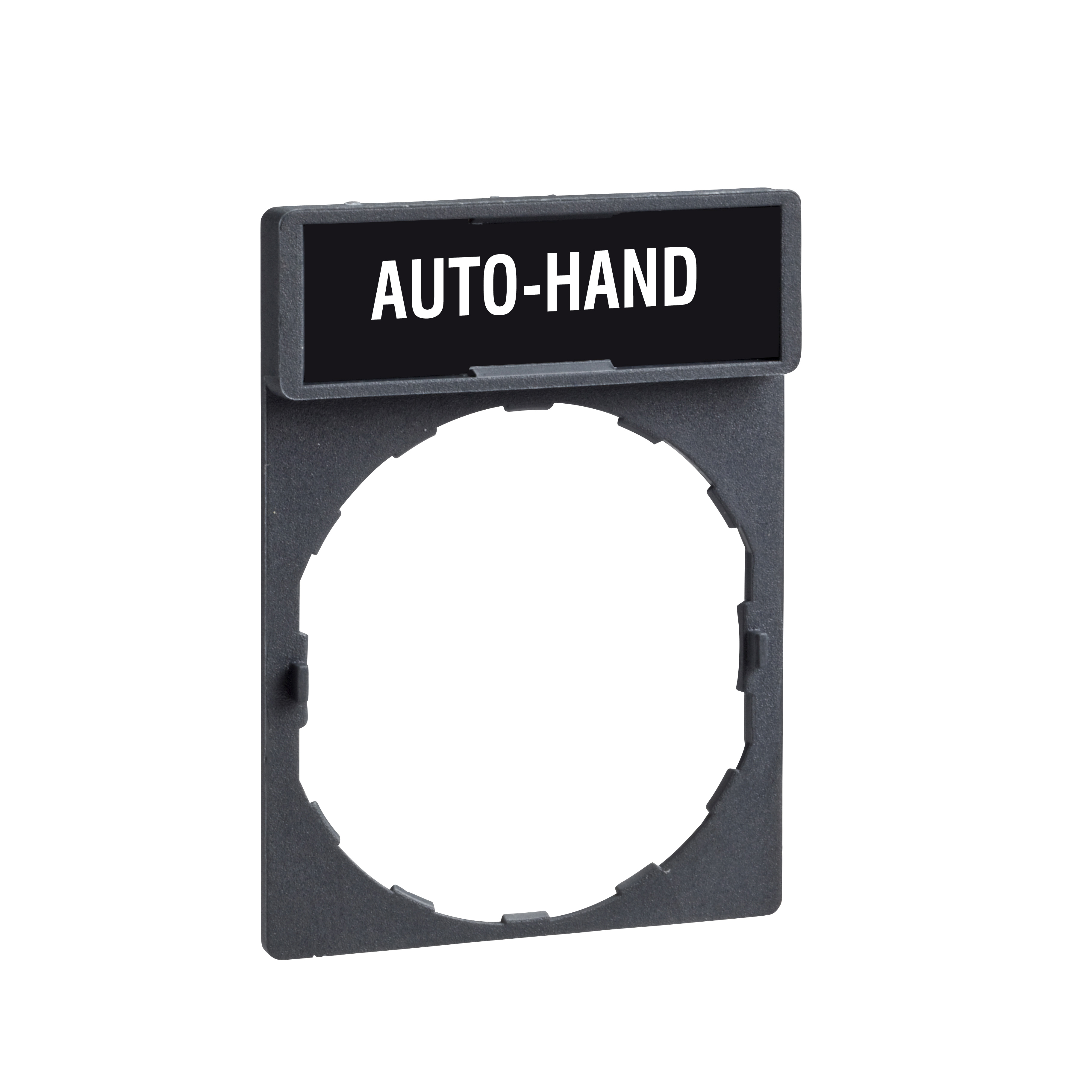 Harmony: nosac legendi 40x30, legenda 8x27, bela slova na crnoj podlozi AUTO-HAND