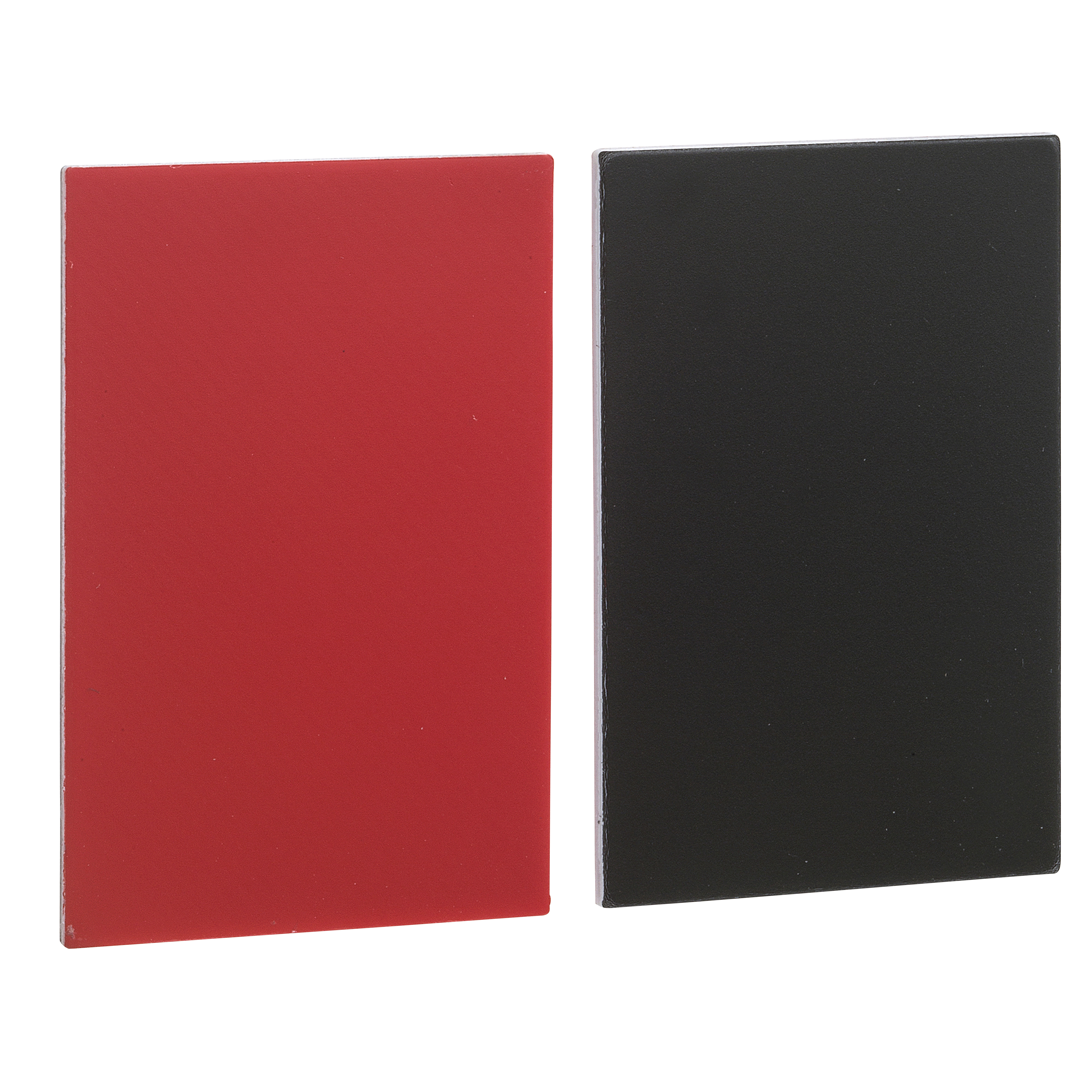 Harmony: legenda 18x27, prazna, za nosac legendi 50x30, crno/crvena